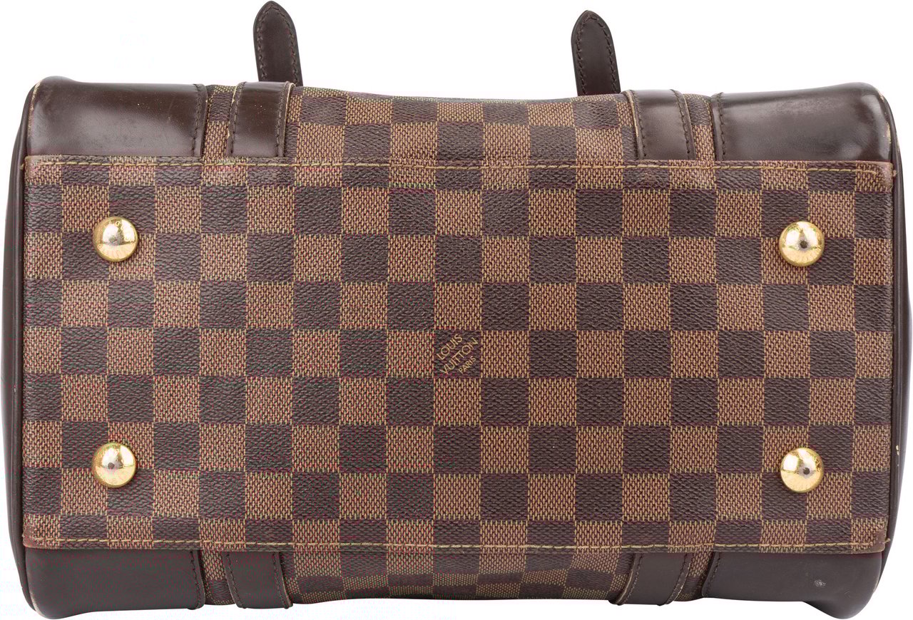 Louis Vuitton Louis Vuitton Damier Ebene Monogram Berkeley Handbag Bruin