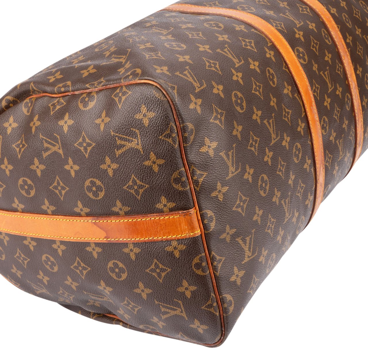 Louis Vuitton Louis Vuitton Canvas Monogram Keepall 55 Bandouliere Bruin