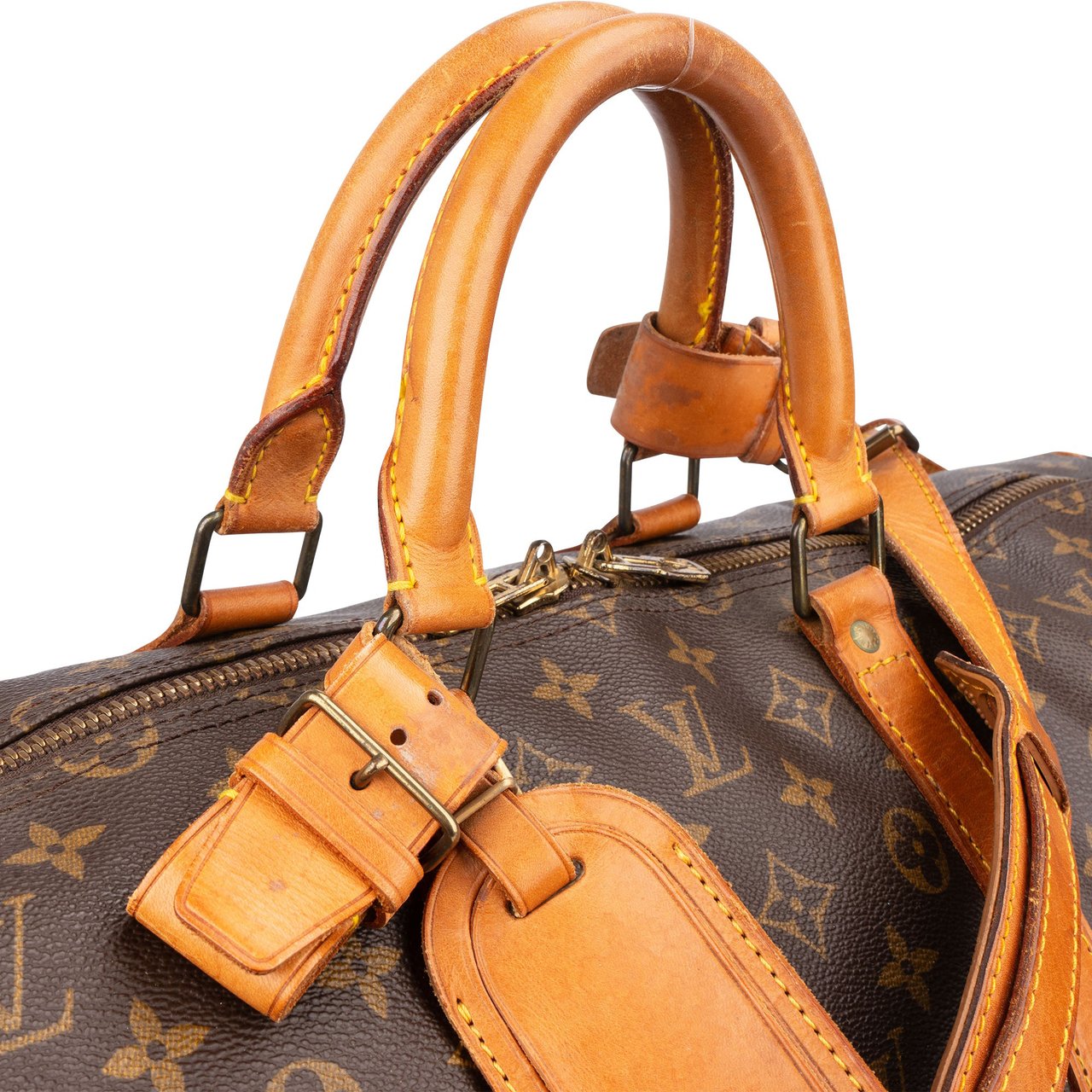 Louis Vuitton Louis Vuitton Canvas Monogram Keepall 55 Bandouliere Bruin