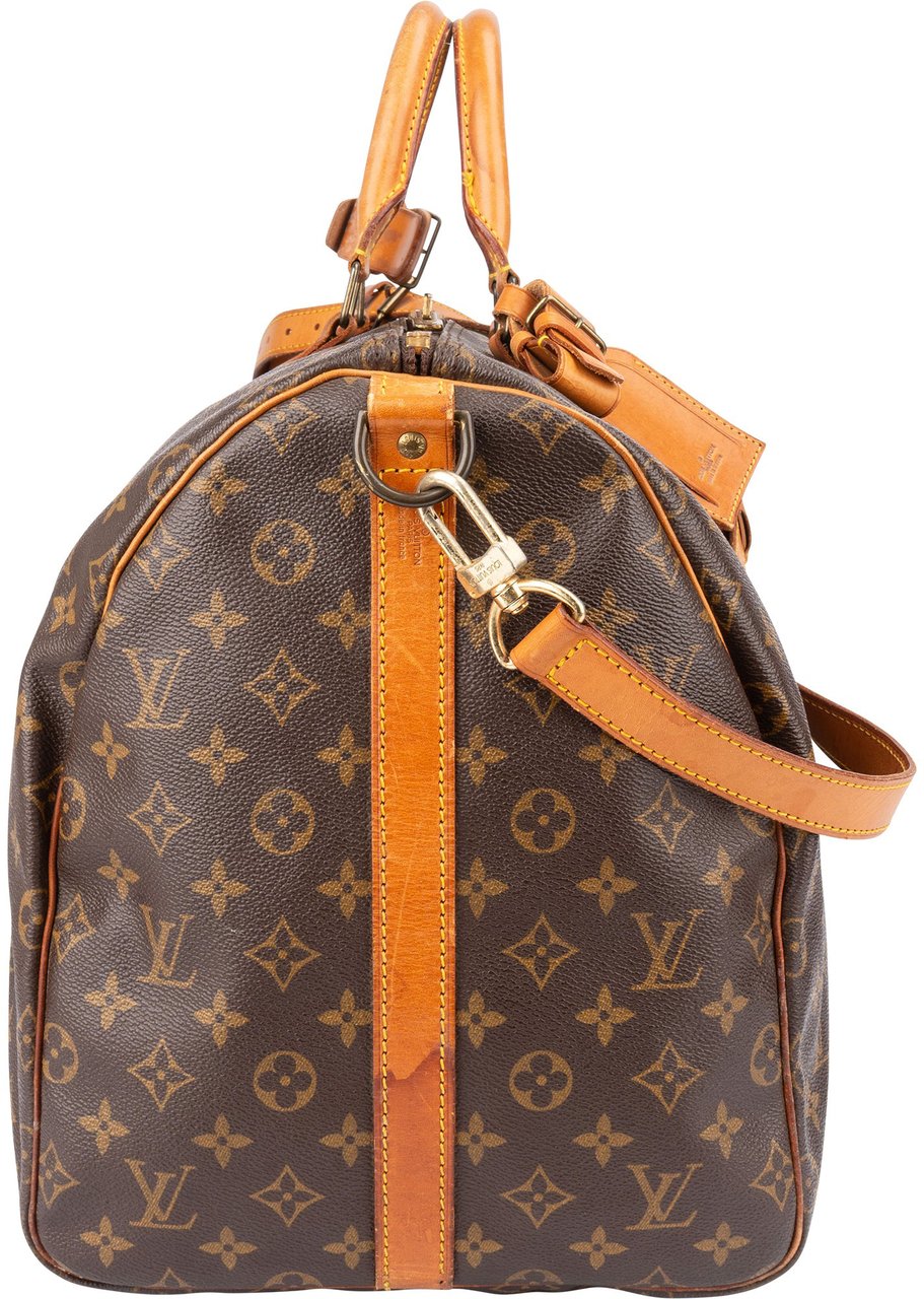 Louis Vuitton Louis Vuitton Canvas Monogram Keepall 55 Bandouliere Bruin