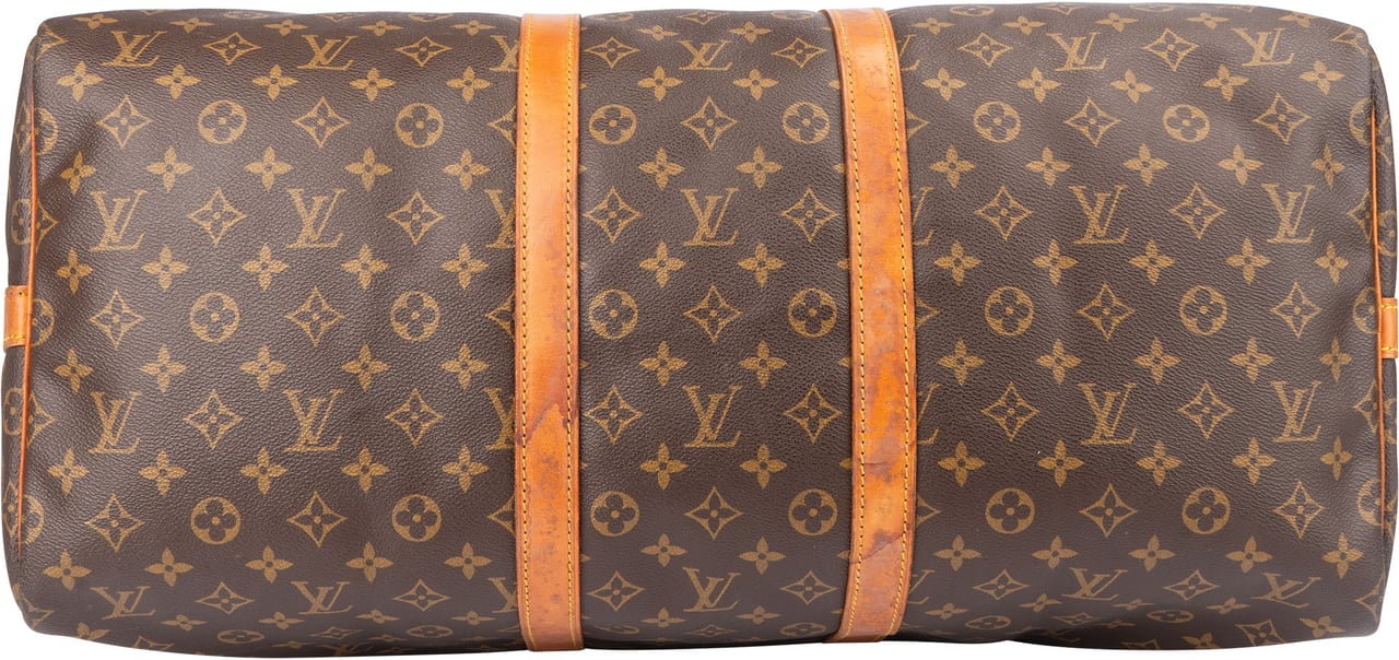 Louis Vuitton Louis Vuitton Canvas Monogram Keepall 55 Bandouliere Bruin
