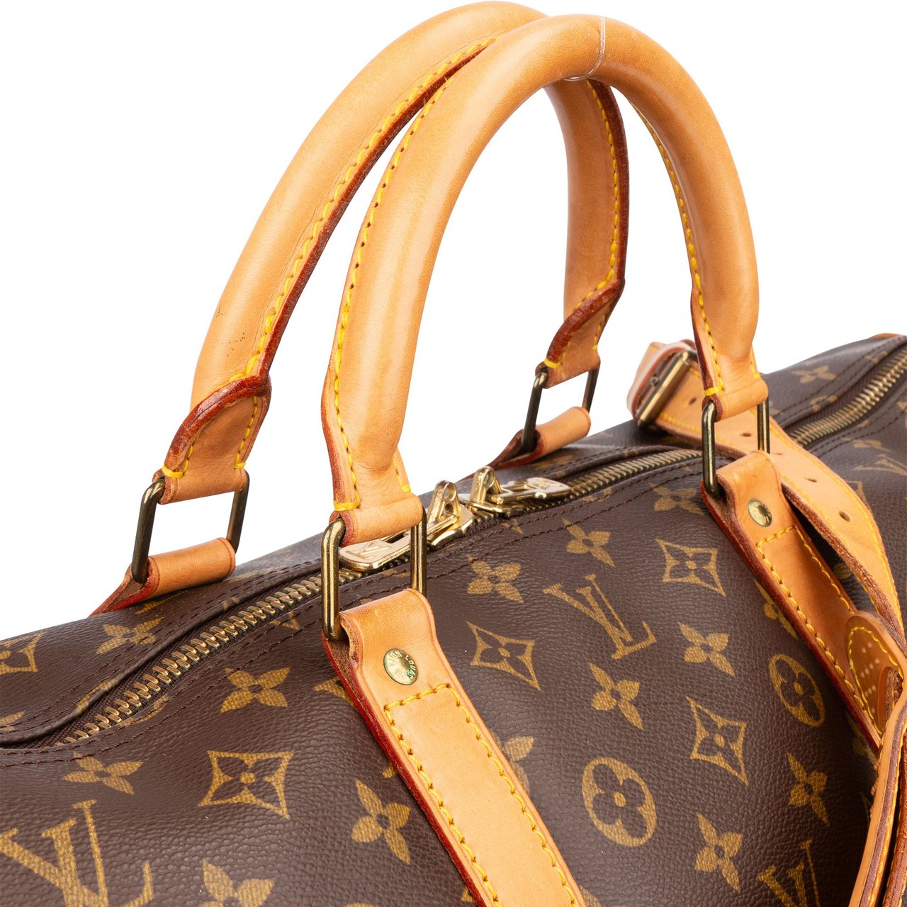 Louis Vuitton Louis Vuitton Canvas Monogram Keepall 60 Bandouliere Bruin