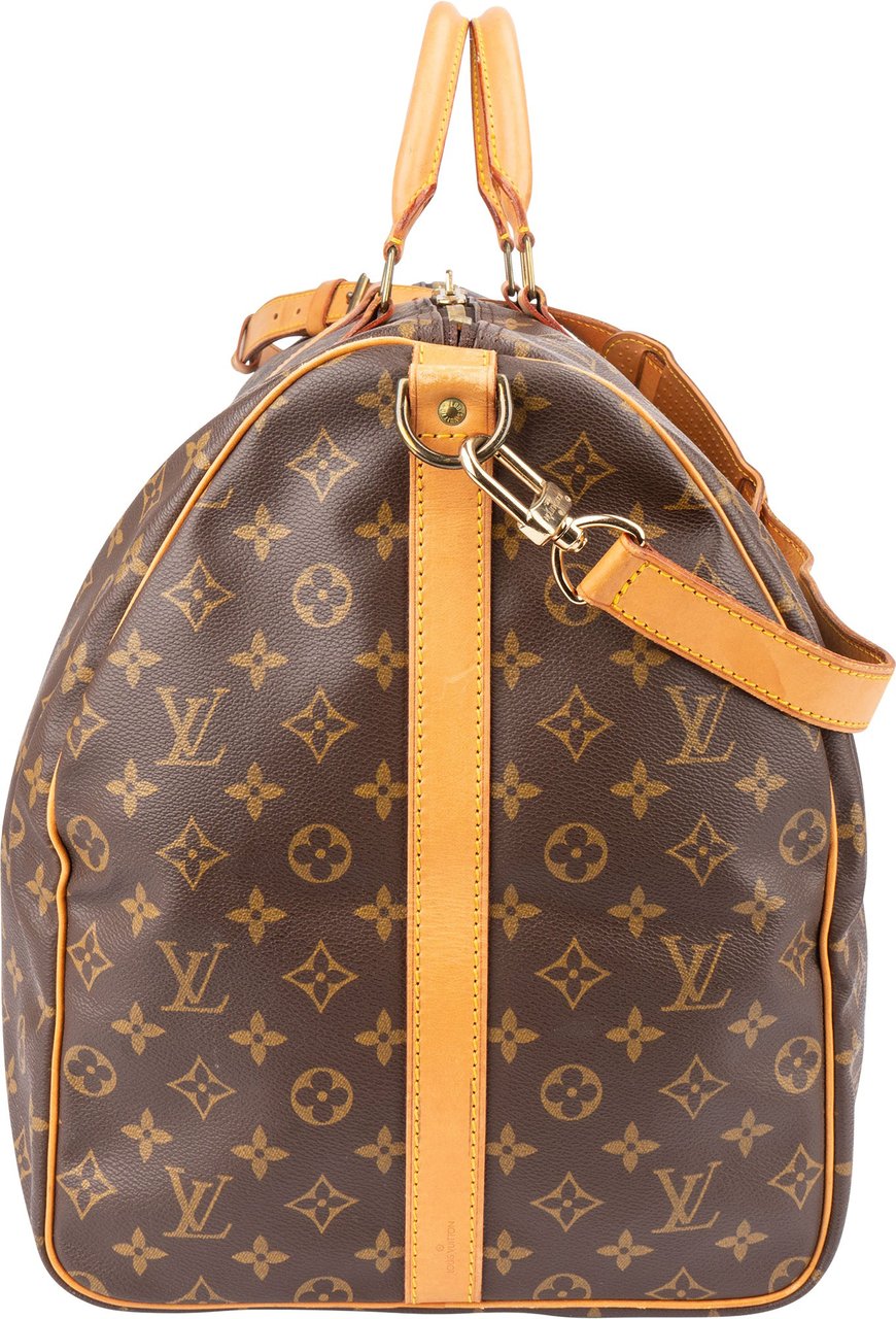 Louis Vuitton Louis Vuitton Canvas Monogram Keepall 60 Bandouliere Bruin