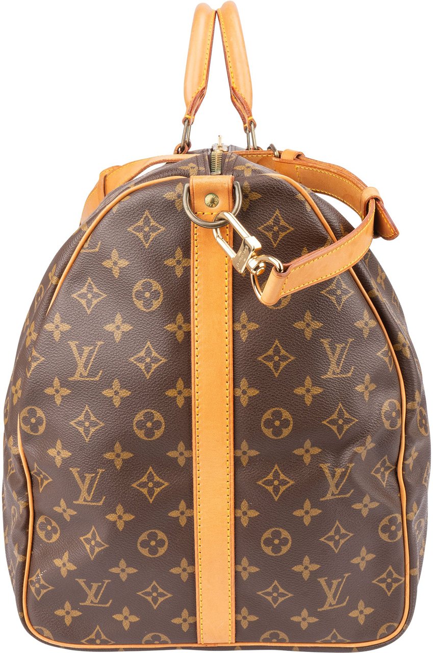 Louis Vuitton Louis Vuitton Canvas Monogram Keepall 60 Bandouliere Bruin