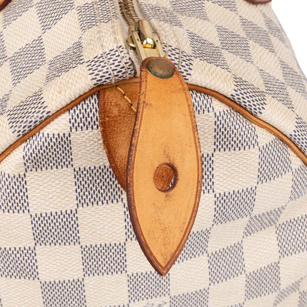 Louis Vuitton Louis Vuitton Damier Azur Monogram Speedy 30 Handbag Wit