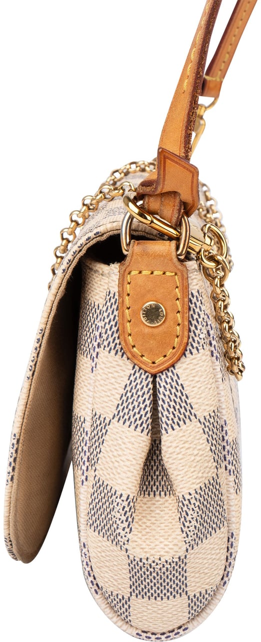 Louis Vuitton Louis Vuitton Damier Azur Monogram Favorite PM Crossbody Bag Wit