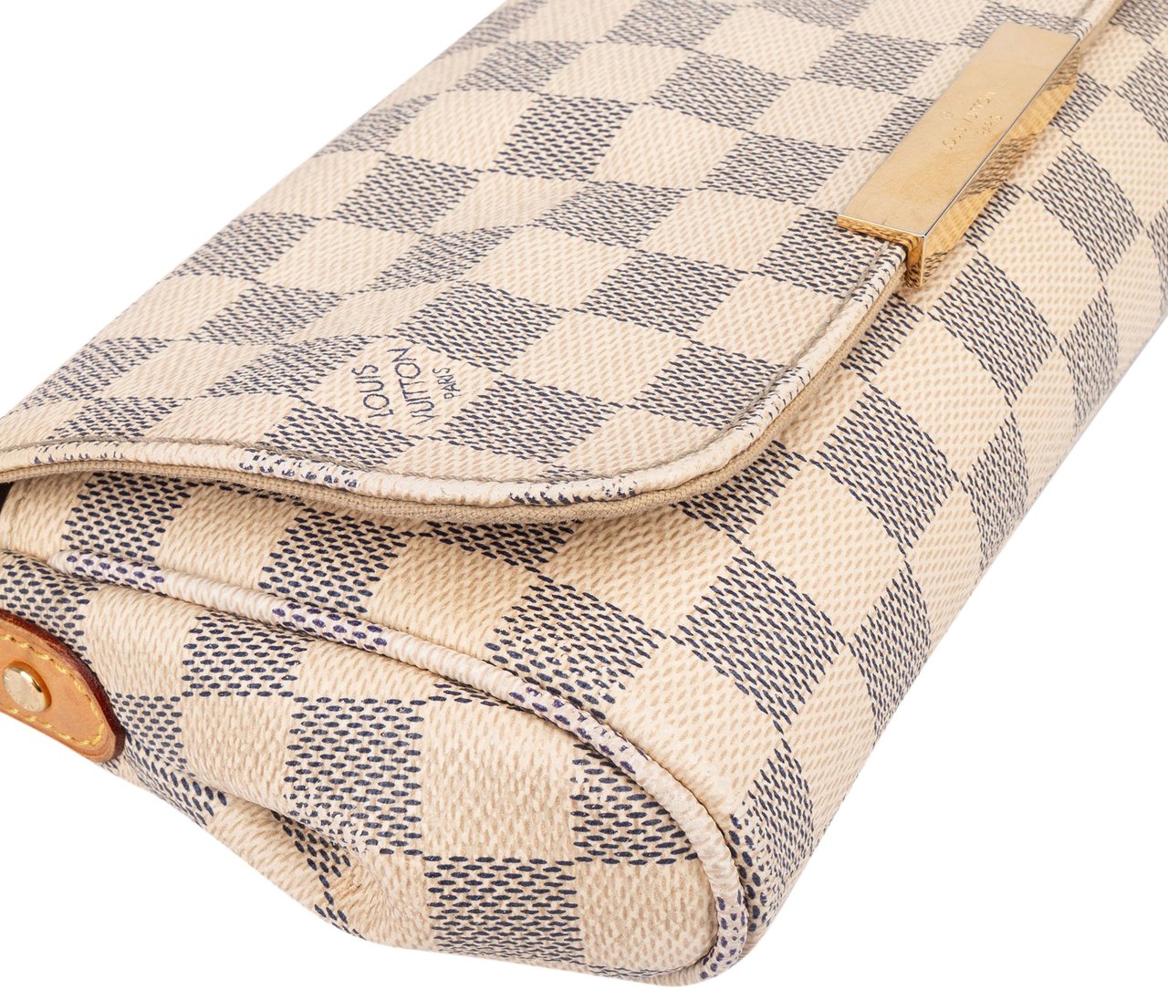 Louis Vuitton Louis Vuitton Damier Azur Monogram Favorite PM Crossbody Bag Wit