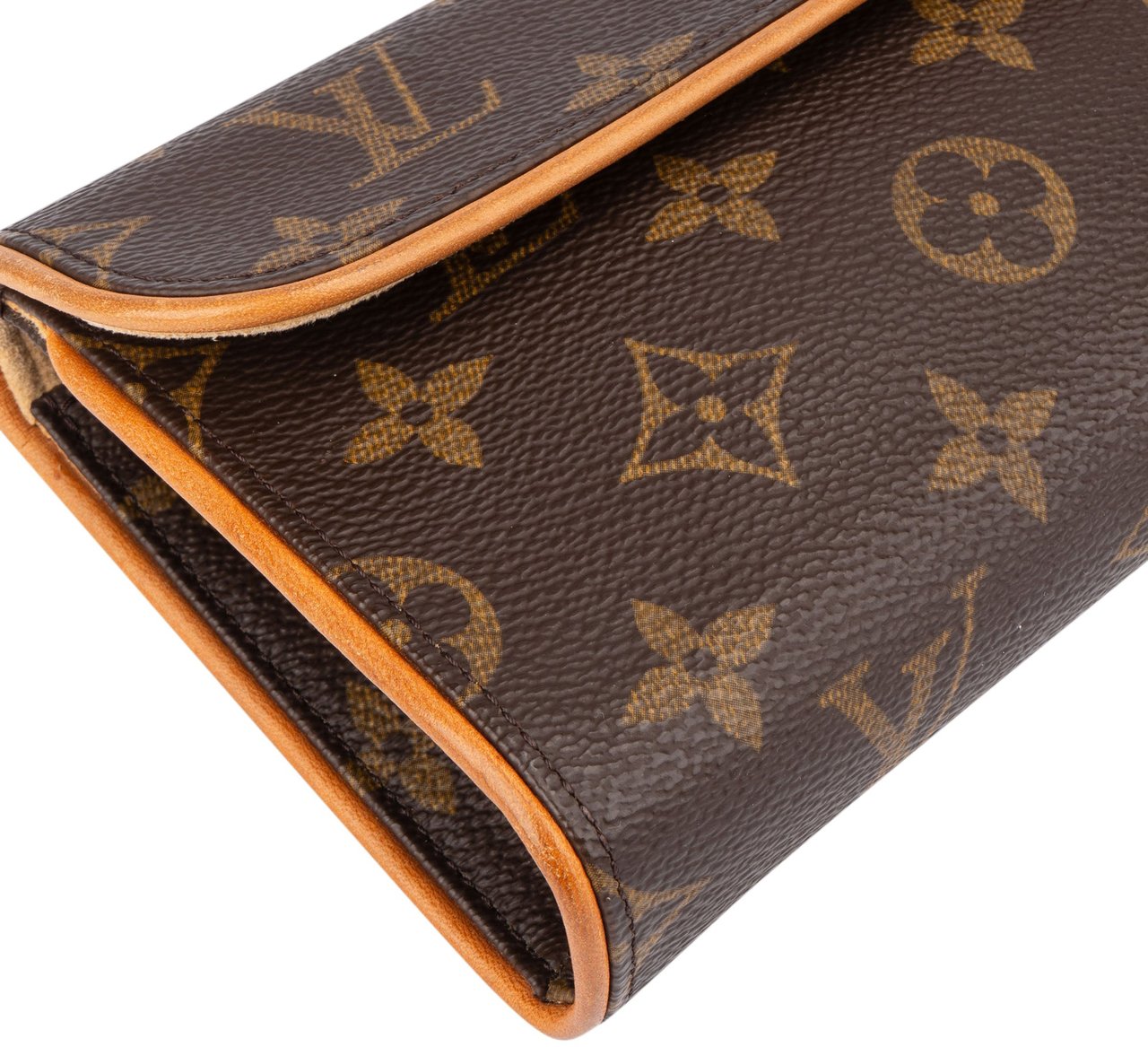 Louis Vuitton Louis Vuitton Canvas Monogram Pochette Florentine Crossbody Bag Bruin