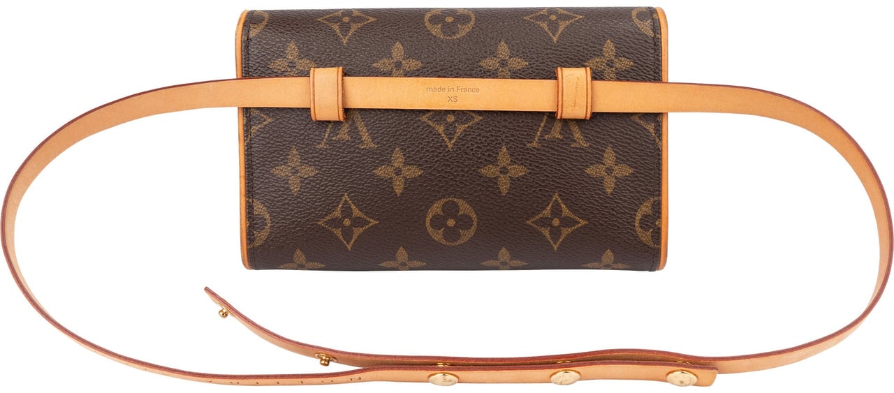 Louis Vuitton Louis Vuitton Canvas Monogram Pochette Florentine Crossbody Bag Bruin