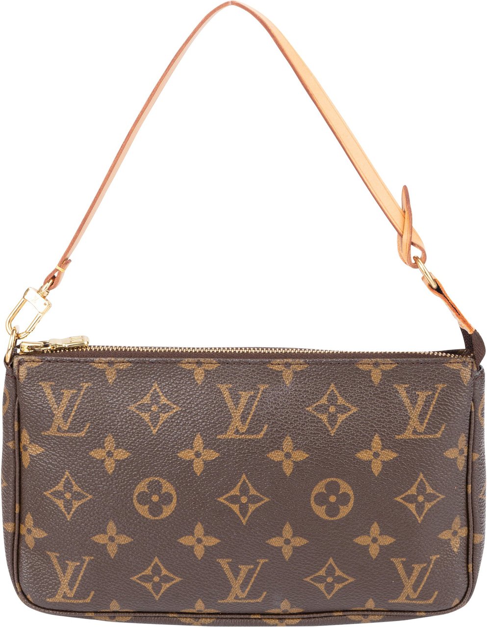 Louis Vuitton Louis Vuitton Canvas Monogram Pochette Accessoire Handbag Bruin