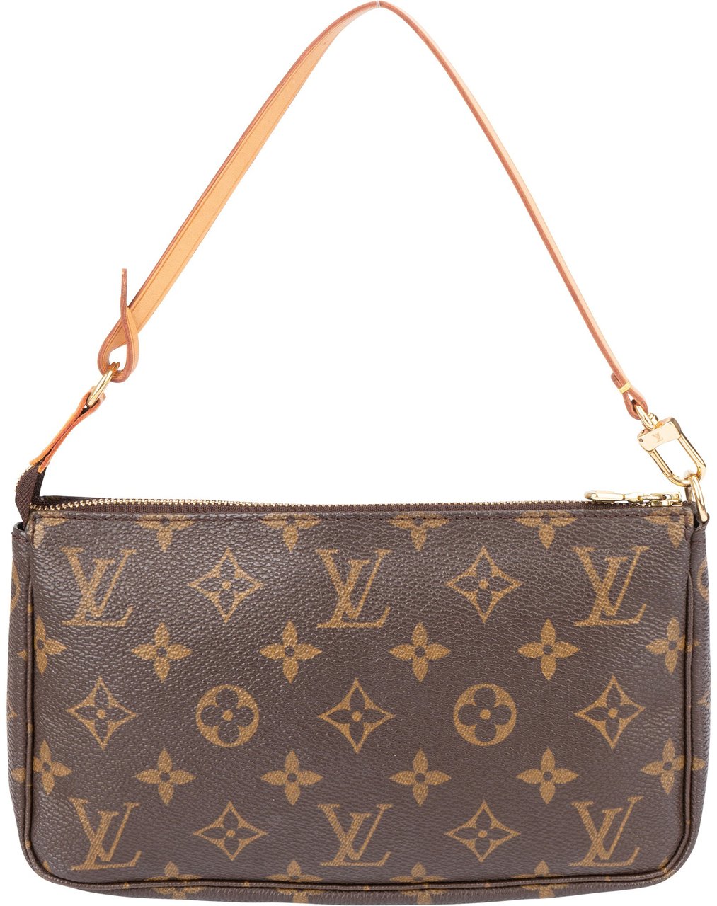 Louis Vuitton Louis Vuitton Canvas Monogram Pochette Accessoire Handbag Bruin