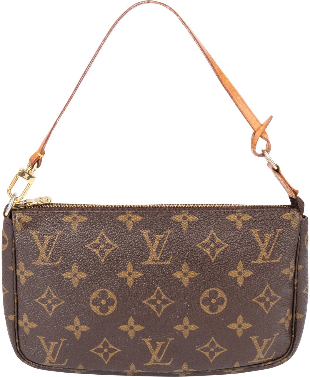 Louis Vuitton Louis Vuitton Canvas Monogram Pochette Accessoire Handbag Bruin