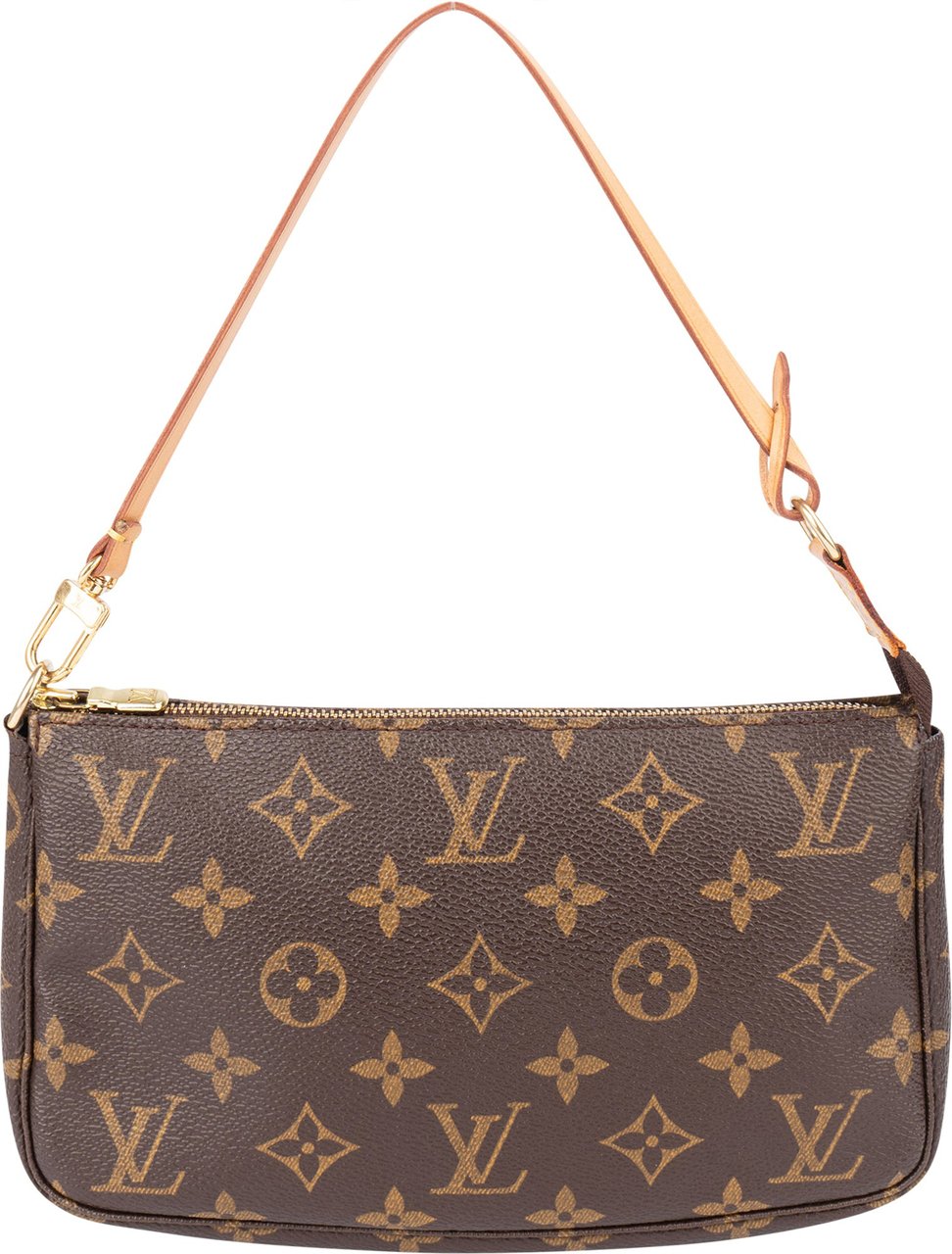 Louis Vuitton Louis Vuitton Canvas Monogram Pochette Accessoire Handbag Bruin