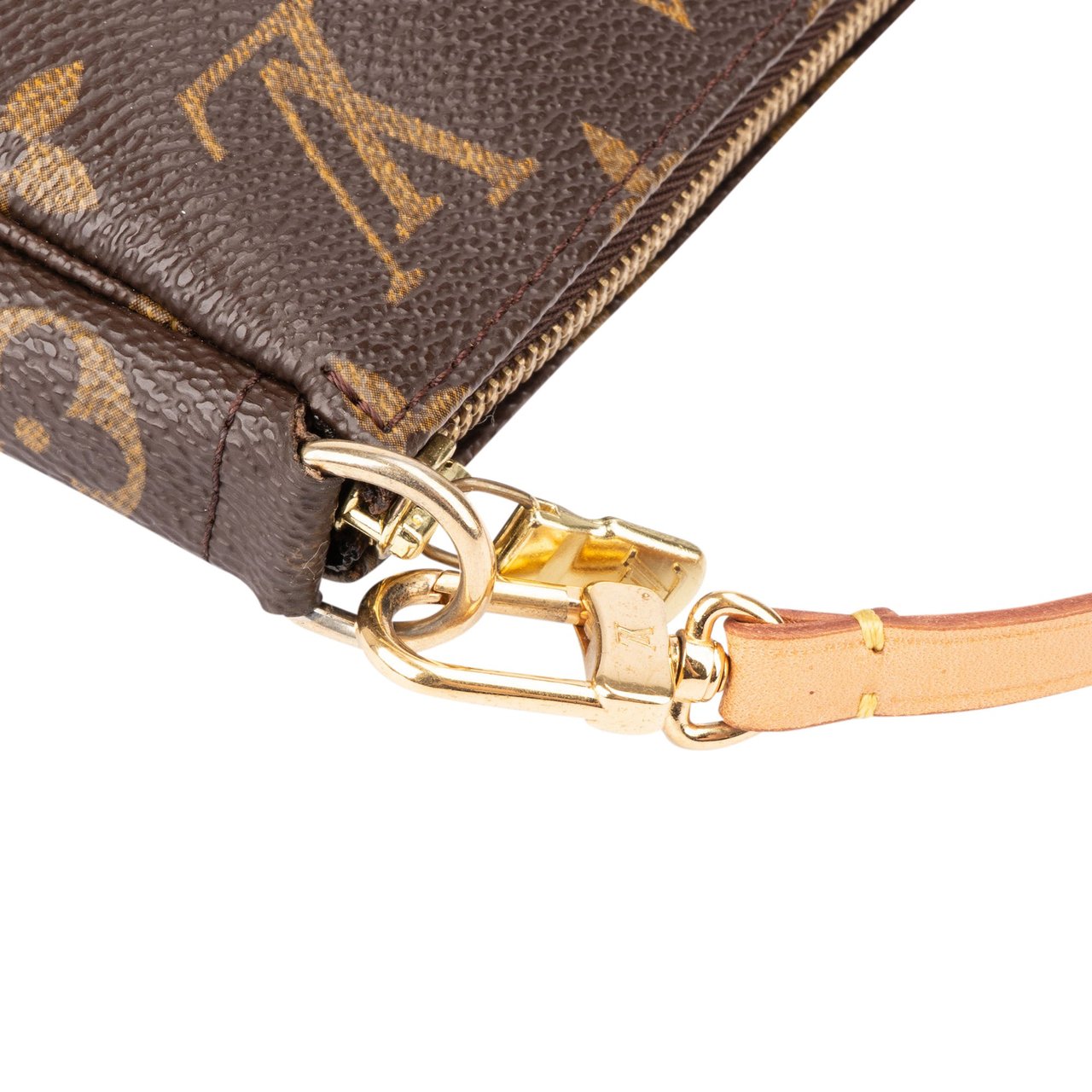 Louis Vuitton Louis Vuitton Canvas Monogram Pochette Accessoire Handbag Bruin