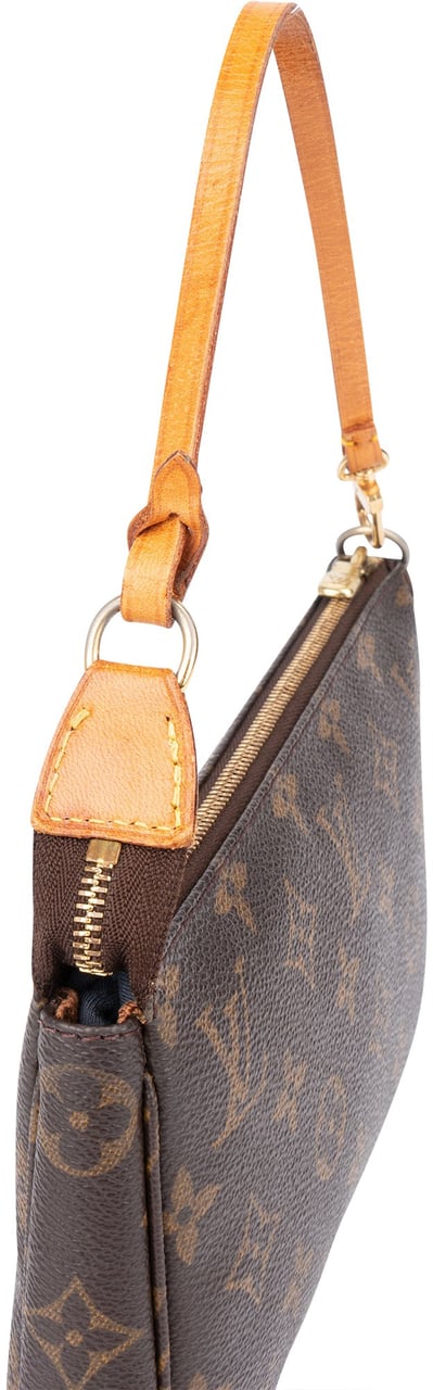 Louis Vuitton Louis Vuitton Canvas Monogram Pochette Accessoire Handbag Bruin