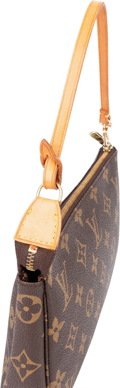 Louis Vuitton Louis Vuitton Canvas Monogram Pochette Accessoire Handbag Bruin