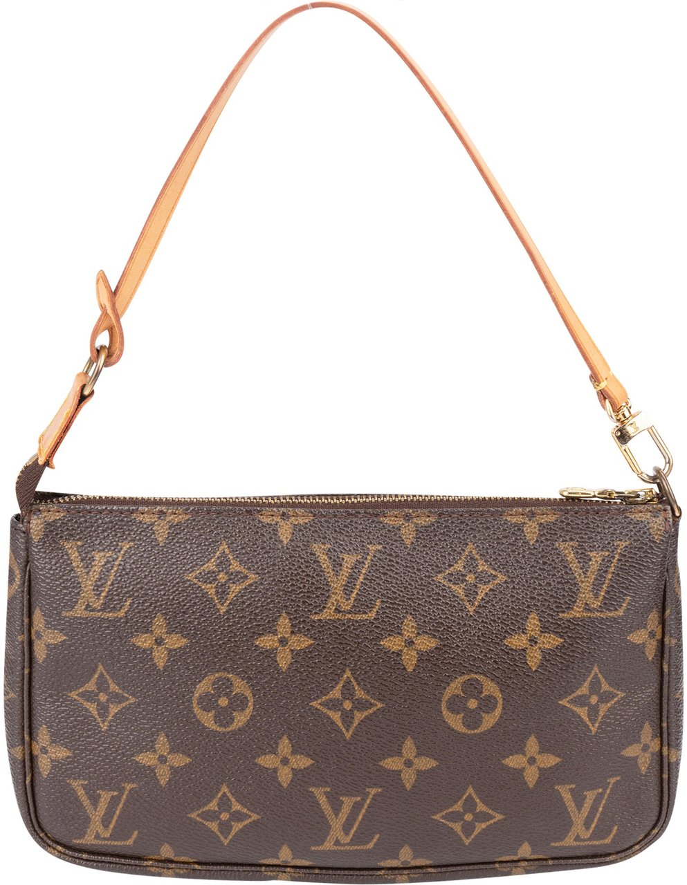 Louis Vuitton Louis Vuitton Canvas Monogram Pochette Accessoire Handbag Bruin