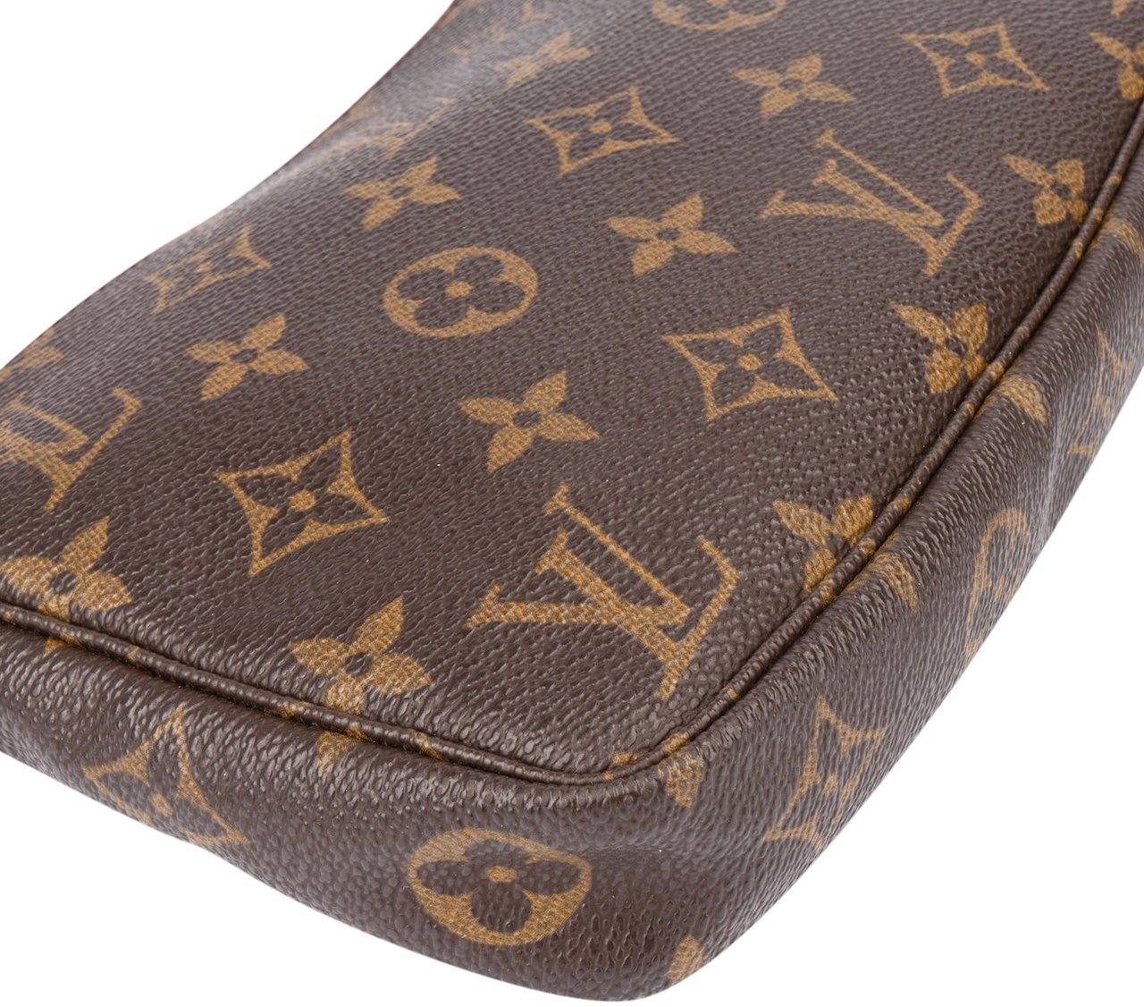 Louis Vuitton Louis Vuitton Canvas Monogram Pochette Accessoire Handbag Bruin