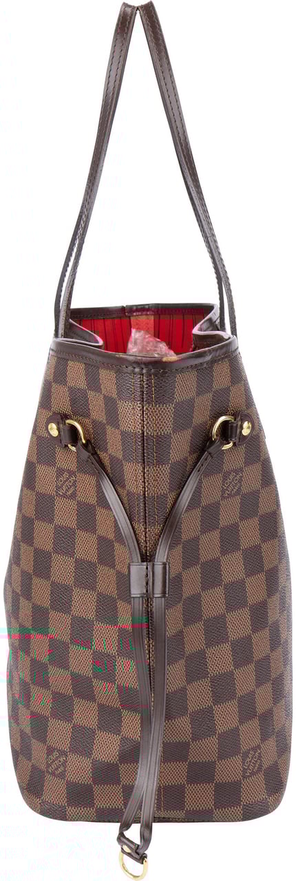 Louis Vuitton Louis Vuitton Damier Ebene Monogram Neverfull MM Shopper Handbag Bruin