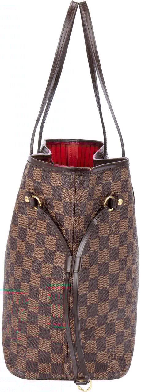 Louis Vuitton Louis Vuitton Damier Ebene Monogram Neverfull MM Shopper Handbag Bruin