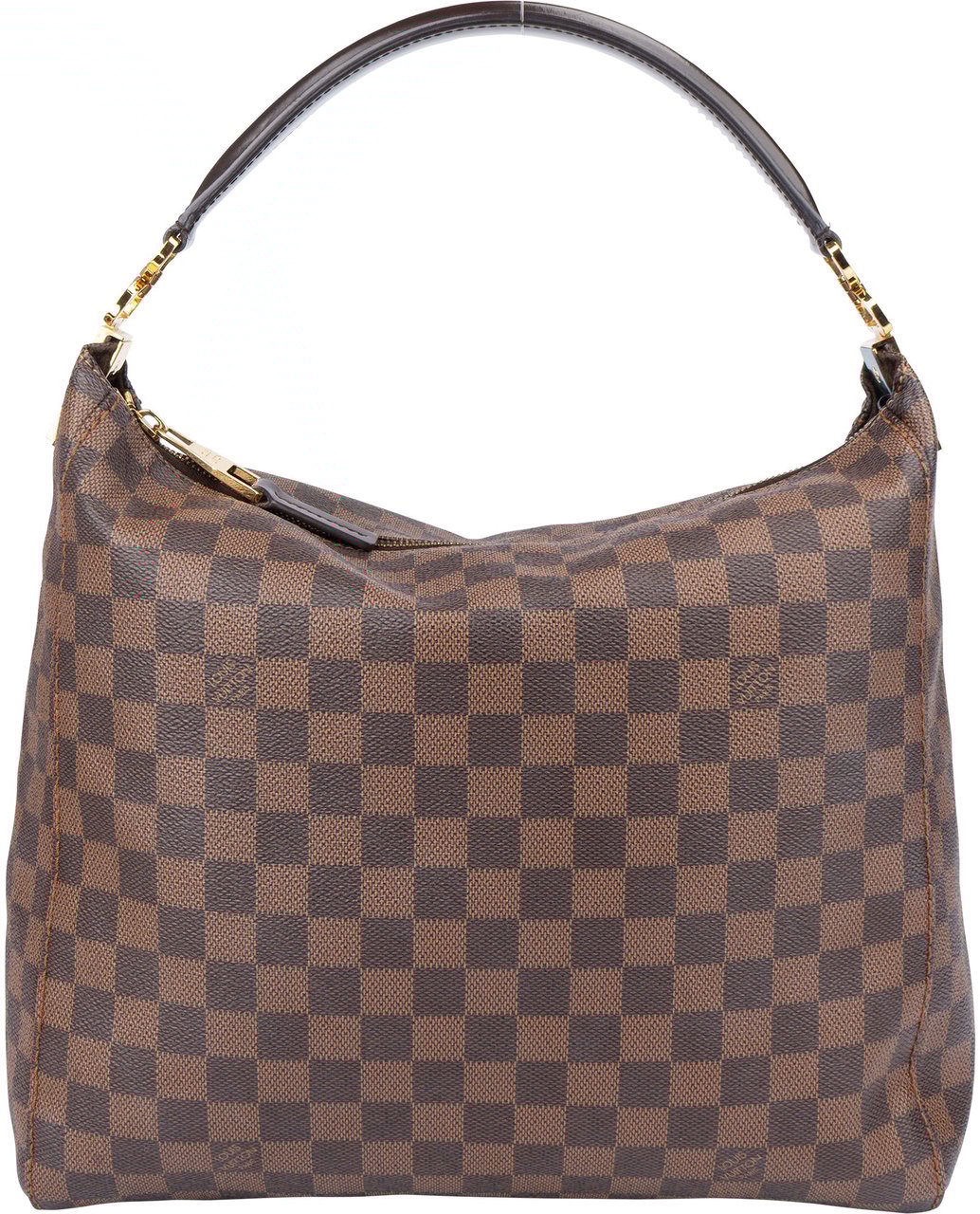 Louis Vuitton Louis Vuitton Damier Ebene Monogram Portobello PM Handbag Bruin