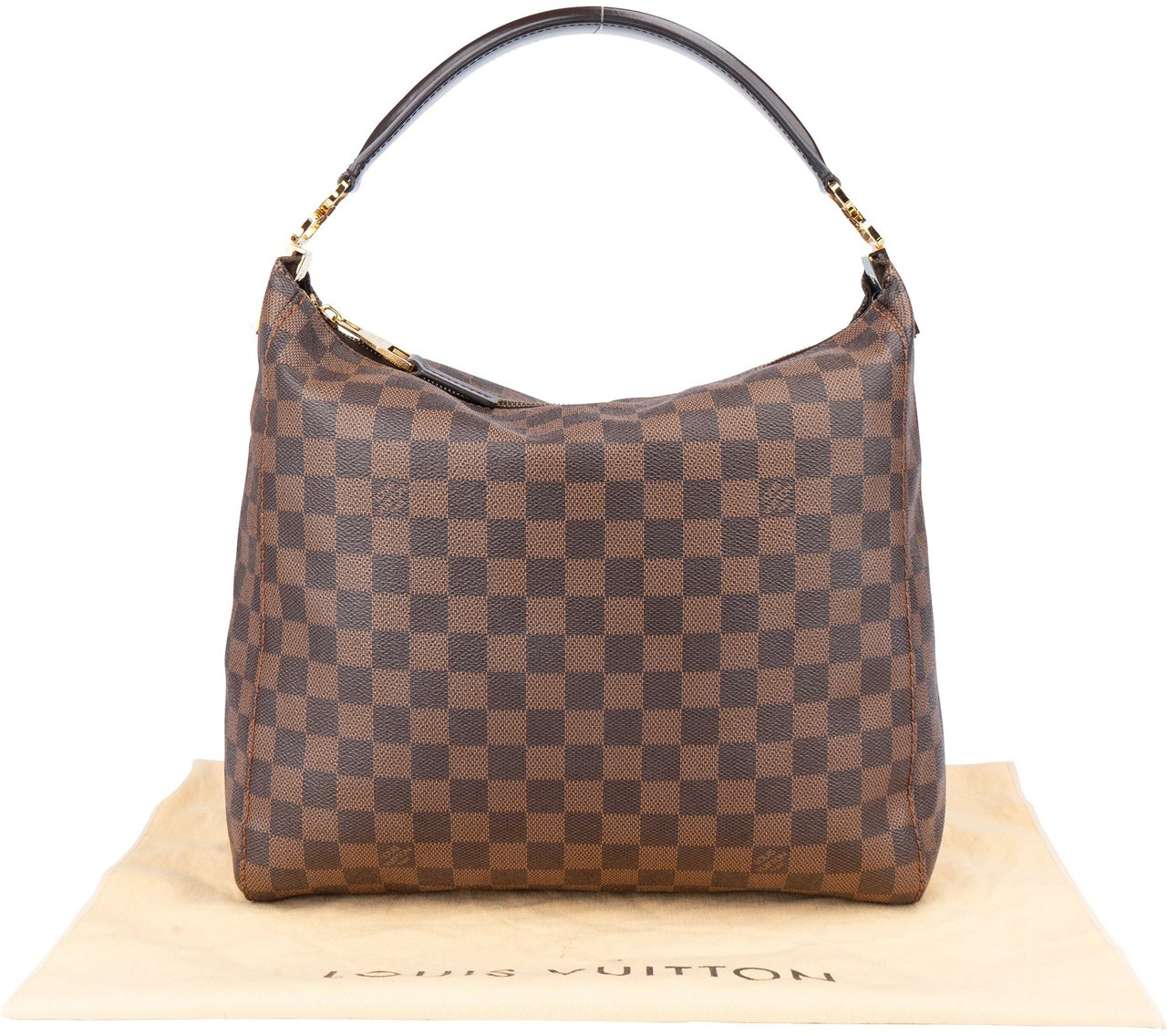 Louis Vuitton Louis Vuitton Damier Ebene Monogram Portobello PM Handbag Bruin