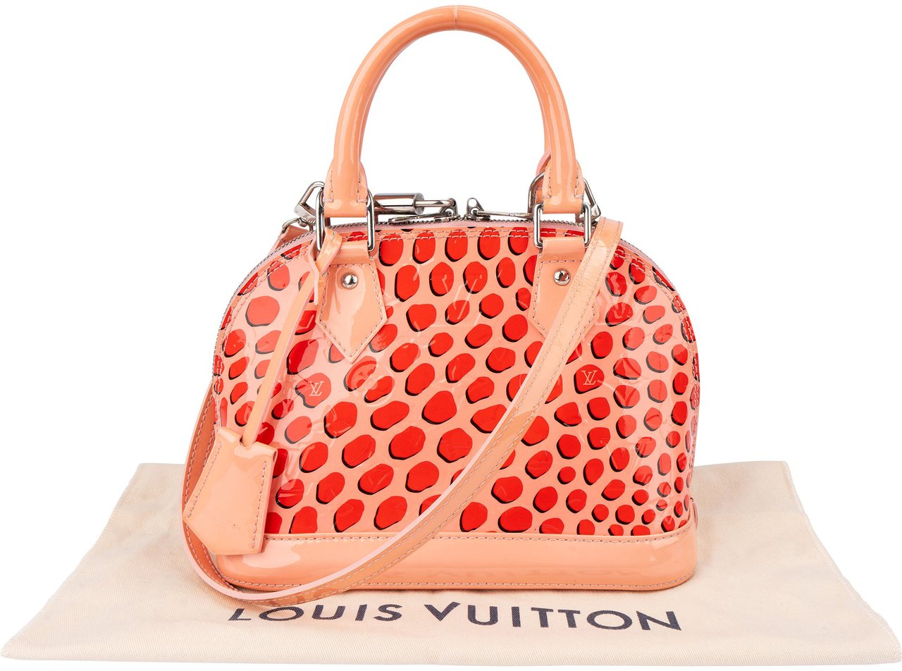 Louis Vuitton Louis Vuitton Limited Jungle Dots Vernis Monogram Alma BB Handbag Roze