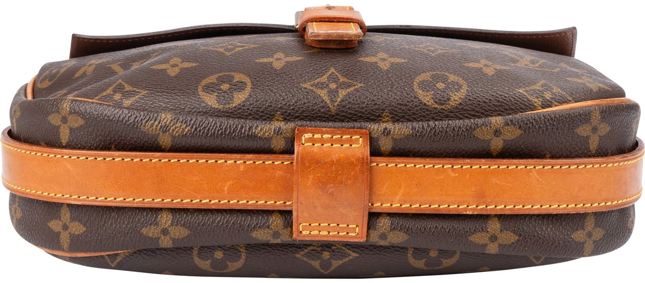 Louis Vuitton Louis Vuitton Canvas Monogram Jeune Fille GM Crossbody Bag Bruin