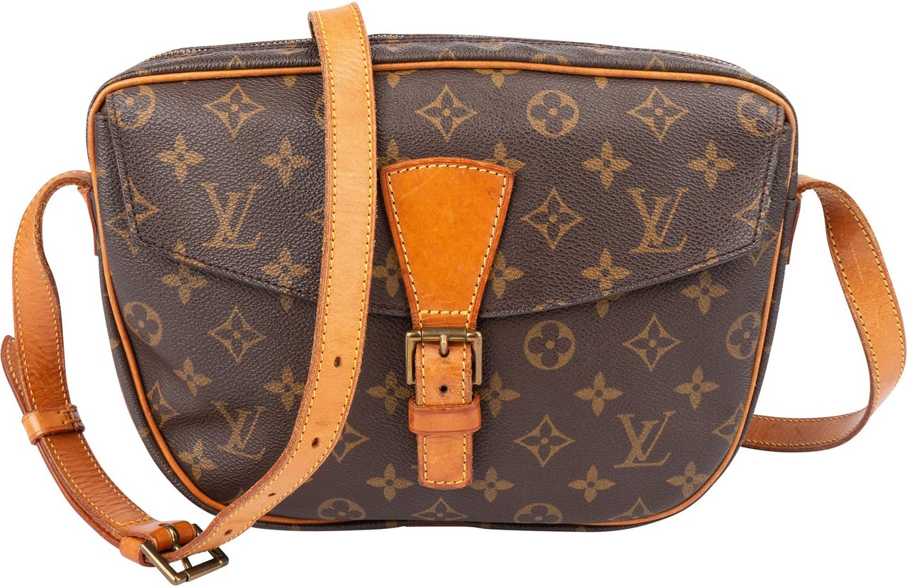 Louis Vuitton Louis Vuitton Canvas Monogram Jeune Fille GM Crossbody Bag Bruin