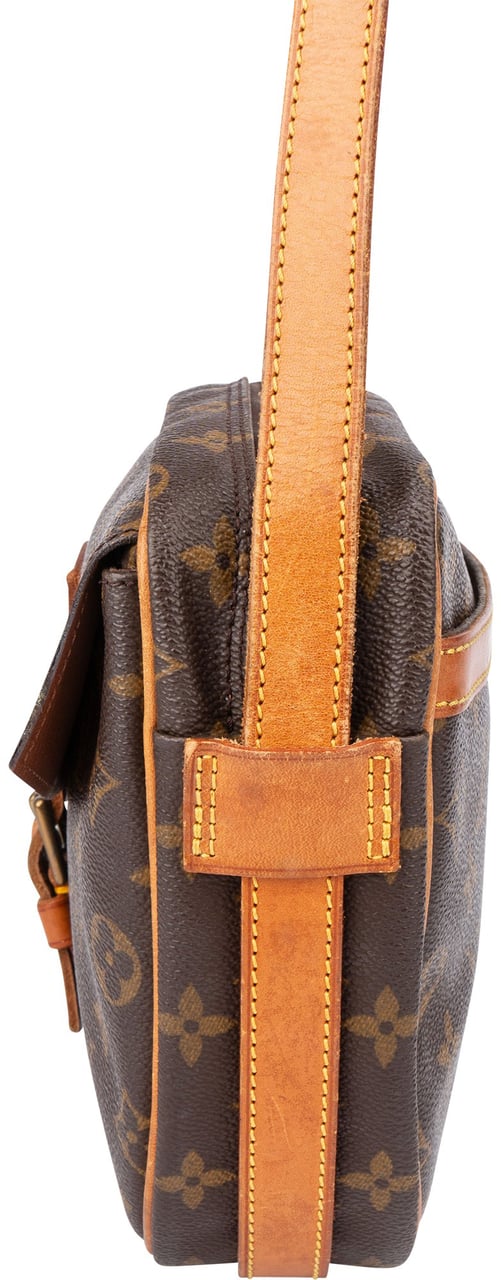 Louis Vuitton Louis Vuitton Canvas Monogram Jeune Fille GM Crossbody Bag Bruin