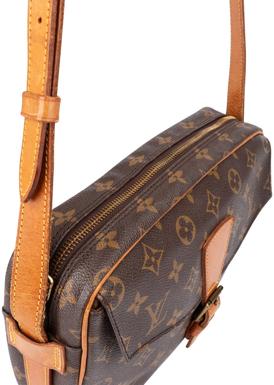 Louis Vuitton Louis Vuitton Canvas Monogram Jeune Fille GM Crossbody Bag Bruin