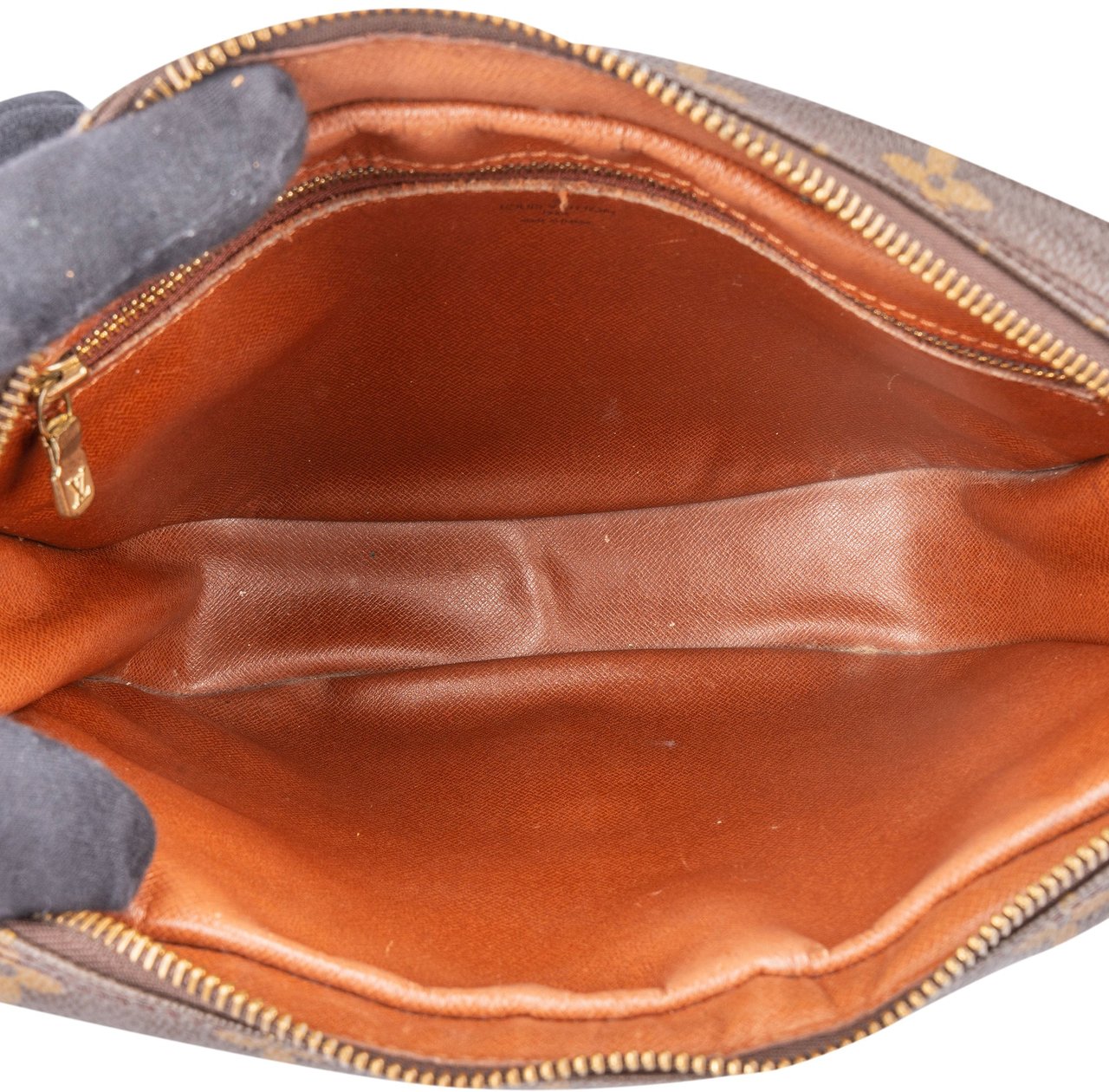 Louis Vuitton Louis Vuitton Canvas Monogram Jeune Fille GM Crossbody Bag Bruin