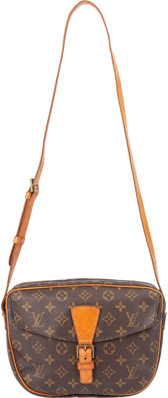 Louis Vuitton Louis Vuitton Canvas Monogram Jeune Fille GM Crossbody Bag Bruin