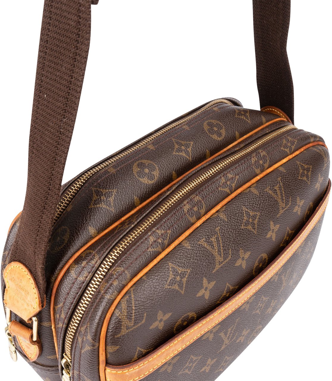 Louis Vuitton Louis Vuitton Canvas Monogram Reporter PM Crossbody Bag Bruin
