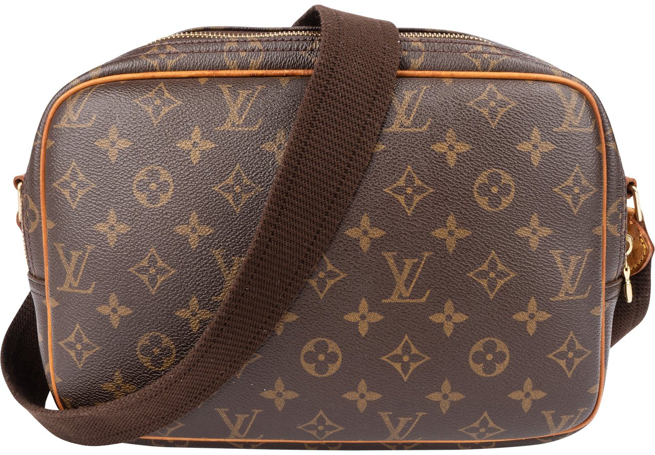 Louis Vuitton Louis Vuitton Canvas Monogram Reporter PM Crossbody Bag Bruin
