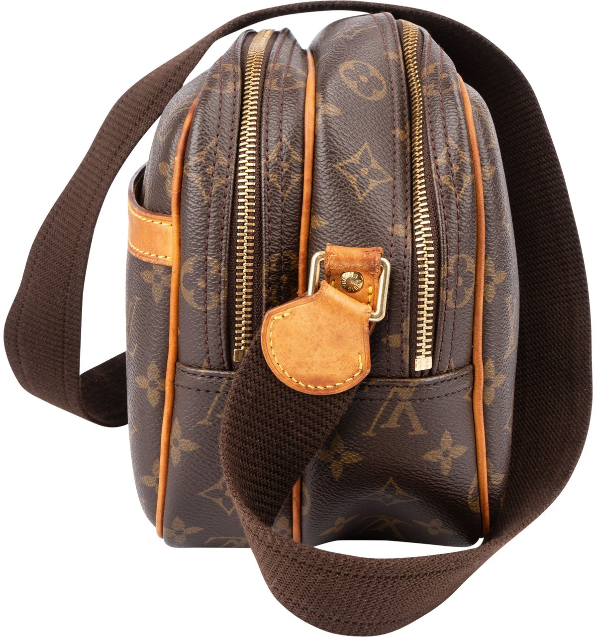 Louis Vuitton Louis Vuitton Canvas Monogram Reporter PM Crossbody Bag Bruin