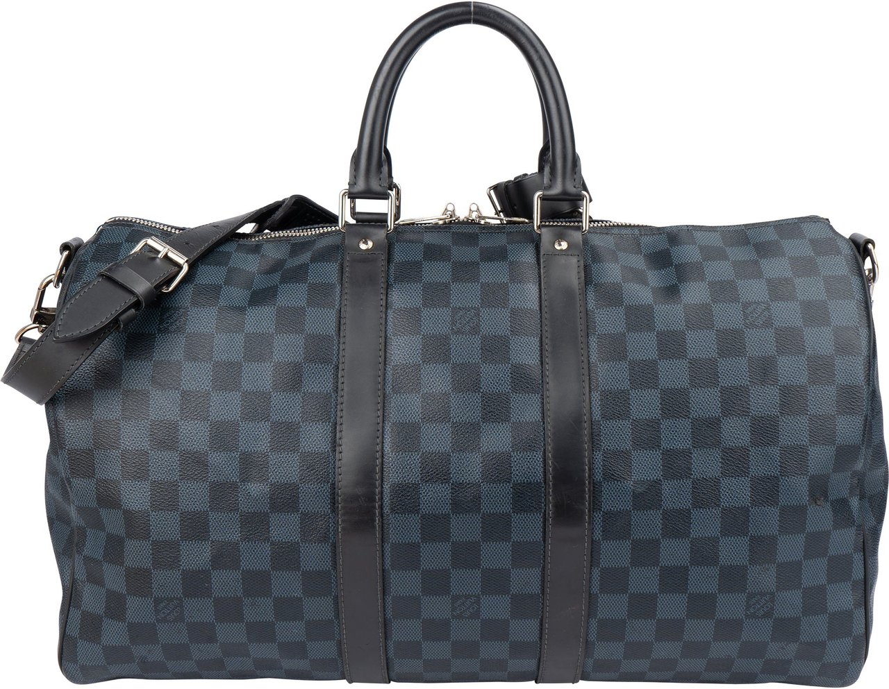 Louis Vuitton Louis Vuitton Damier Cobalt Monogram Keepall 45 Bandouliere Blauw