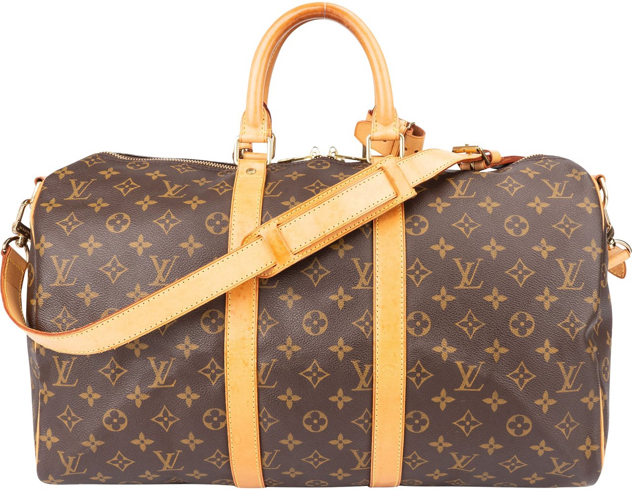 Louis Vuitton Louis Vuitton Canvas Monogram Keepall 45 Bandouliere Bruin