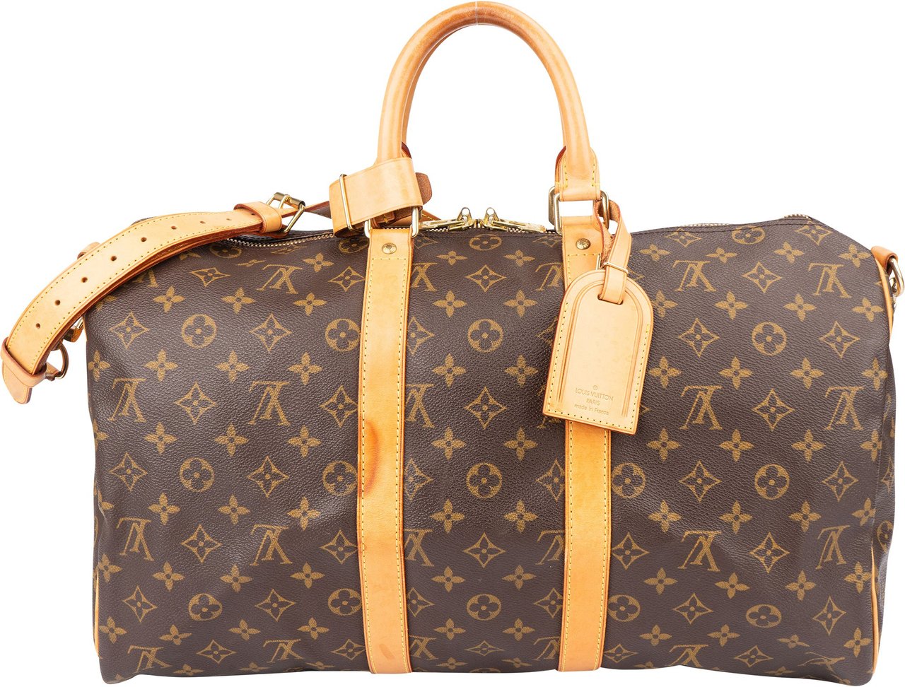 Louis Vuitton Louis Vuitton Canvas Monogram Keepall 45 Bandouliere Bruin