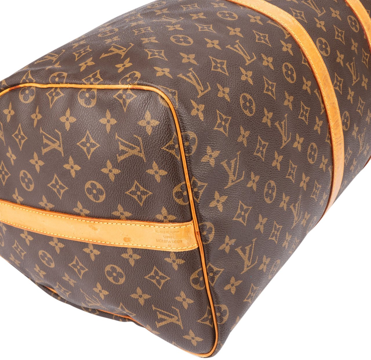 Louis Vuitton Louis Vuitton Canvas Monogram Keepall 55 Bandouliere Bruin