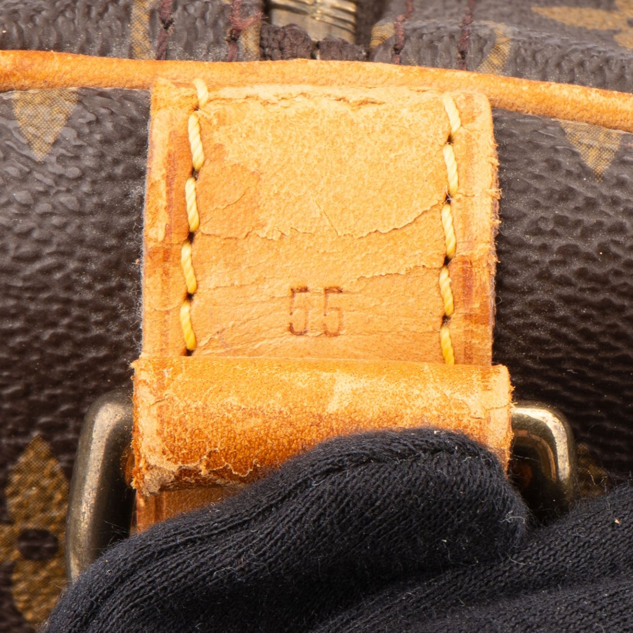 Louis Vuitton Louis Vuitton Canvas Monogram Keepall 55 Bandouliere Bruin