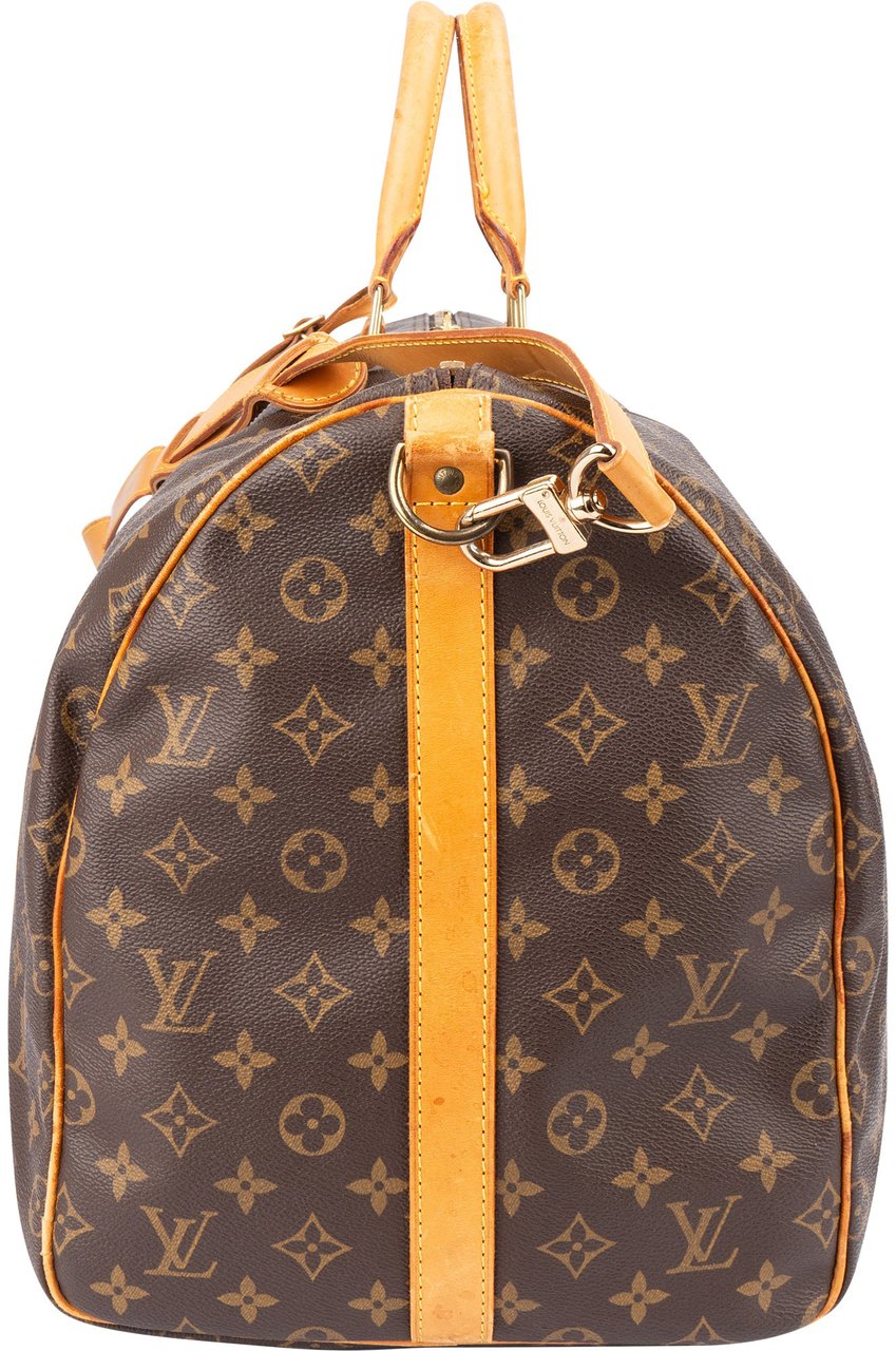 Louis Vuitton Louis Vuitton Canvas Monogram Keepall 55 Bandouliere Bruin