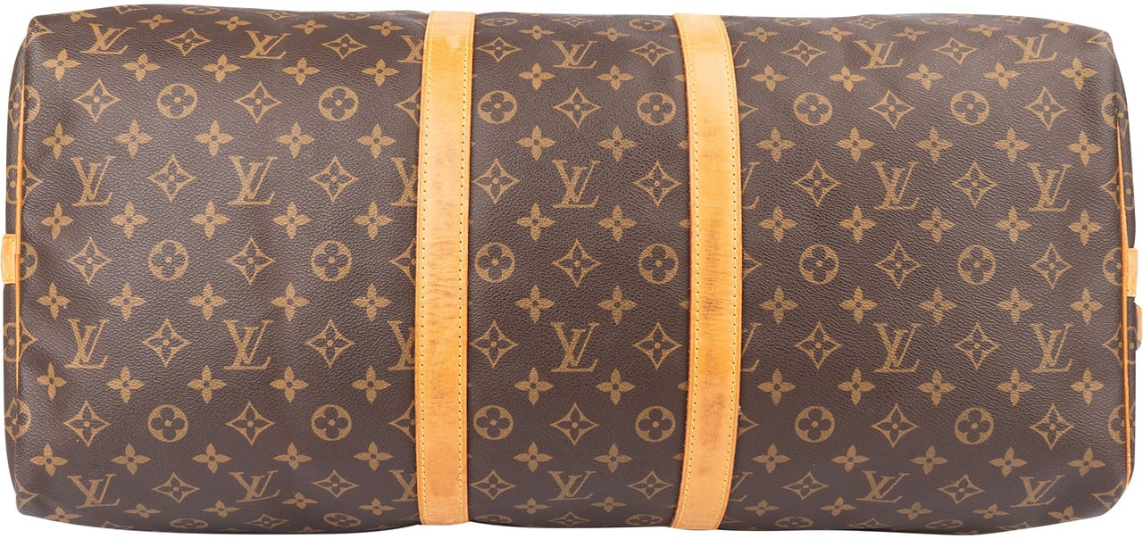 Louis Vuitton Louis Vuitton Canvas Monogram Keepall 55 Bandouliere Bruin