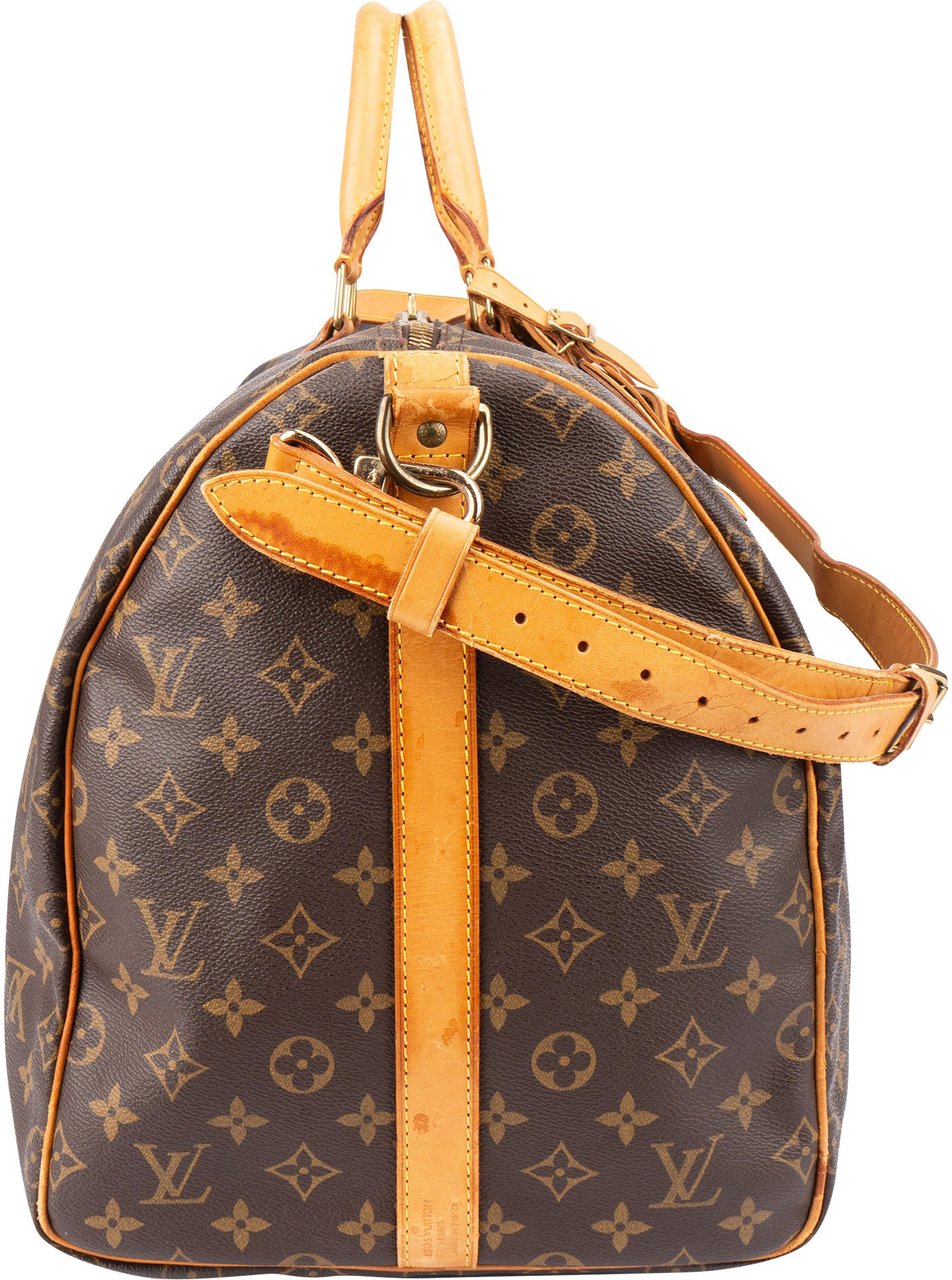 Louis Vuitton Louis Vuitton Canvas Monogram Keepall 55 Bandouliere Bruin