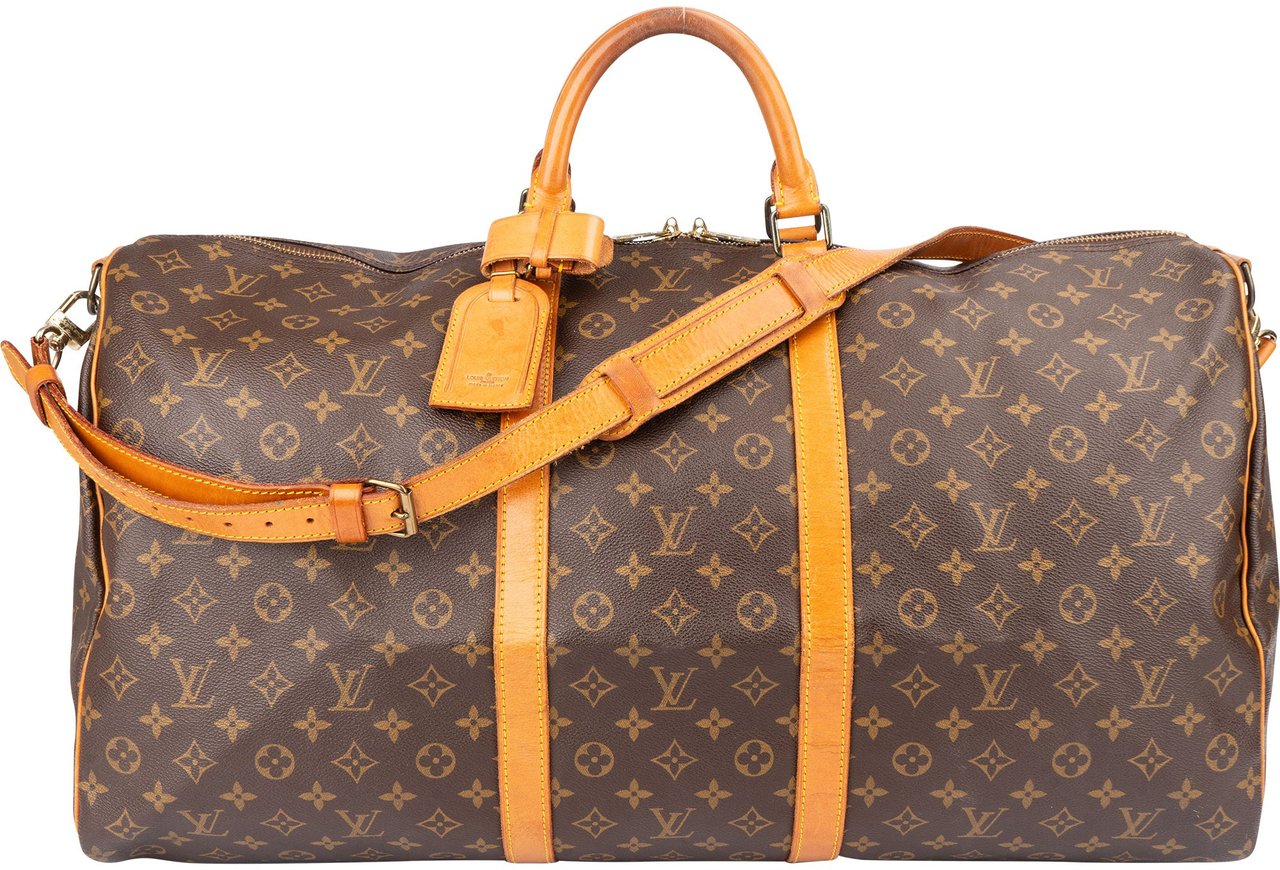 Louis Vuitton Louis Vuitton Canvas Monogram Keepall 60 Bandouliere Bruin
