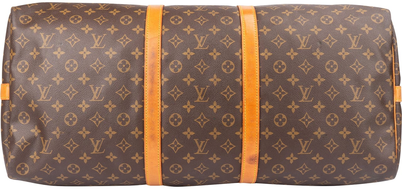 Louis Vuitton Louis Vuitton Canvas Monogram Keepall 60 Bandouliere Bruin
