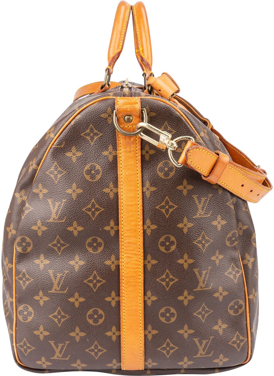 Louis Vuitton Louis Vuitton Canvas Monogram Keepall 60 Bandouliere Bruin