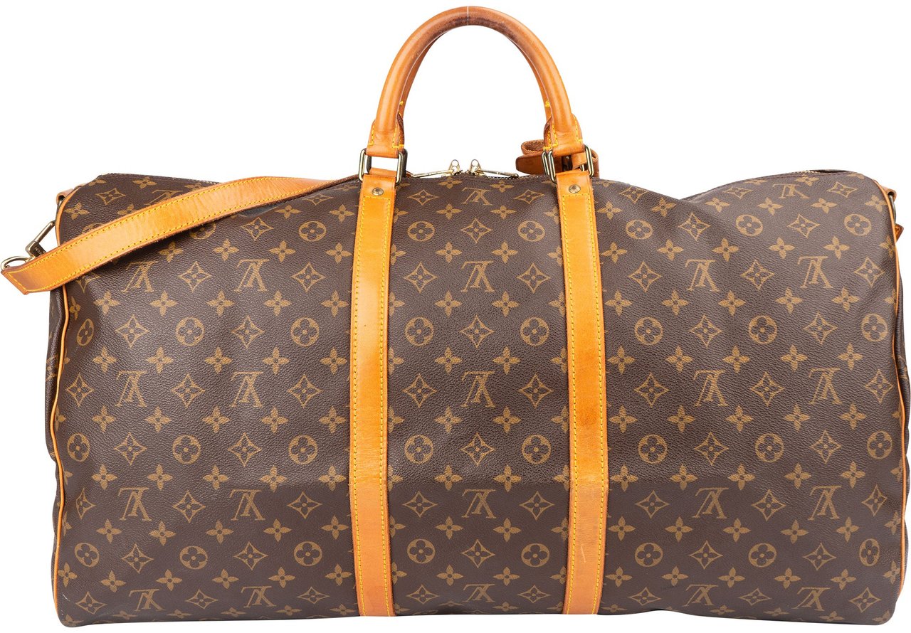 Louis Vuitton Louis Vuitton Canvas Monogram Keepall 60 Bandouliere Bruin