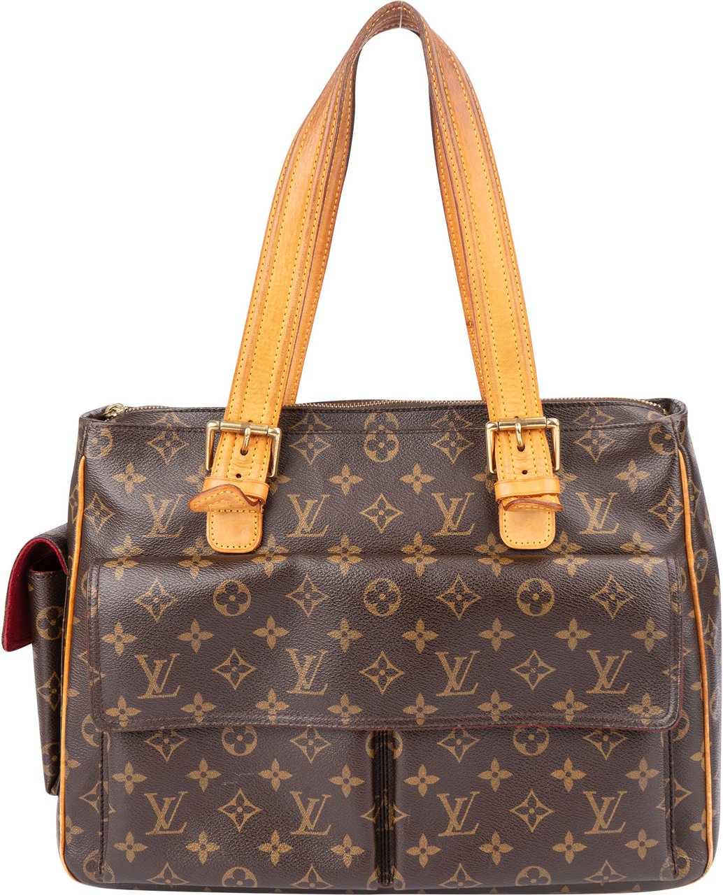 Louis Vuitton Canvas Monogram Multipli Cite Handbag Bruin