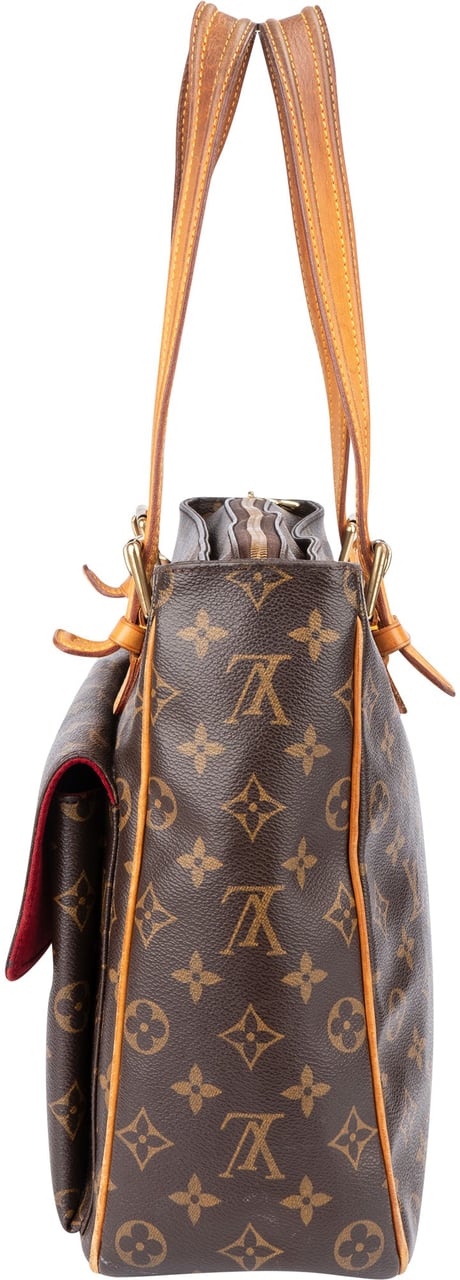 Louis Vuitton Louis Vuitton Canvas Monogram Multipli Cite Handbag Bruin